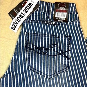 Cowgirl Tough Company NEW with tags women’s wide stripped trousers